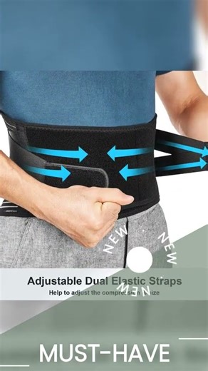 Double Pull Back Lumbar Support Belt Waist Orthopedic Corset Men Women Spine Decompression Waist ...