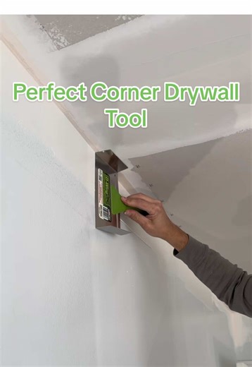 This is the D-Wing from Buddy Tools. 15% off with code BTMICAH15 On Amazon. From @Buddy Tools LLC This helps achieve the perfect inside corner when finishing drywall. Not only does it make it easier, but it’s really fast. Very cool! #drywall #drywallfinisher #drywaller #construction #remodel