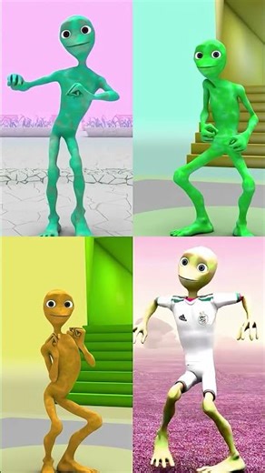 Green Alien Dance | El Chombo - Dame Tu Cosita feat. - Green Alien Dance Ep.74 #dametucosita