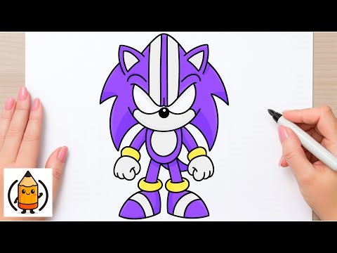 How To Draw Darkspine Sonic | Easy Drawing Tutorial