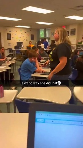 Teacher breaks kids phone 💀 #funnyvid #memestiktok #wtfmem #wtfmemes #teachersoftiktok
