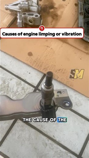 Causes of engine limping or vibration⛔️#usacar #usa #mechaniclife #diy #usashorts