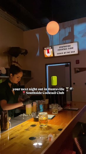 Discover the Southside Cocktail Club in Downtown Huntsville