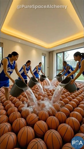 THIS BEDROOM IS INSANE 😳 3D Basketball Epoxy Floor with a Plot Twist #epoxy #homerenovation #shorts