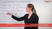 Einen persönlichen Brief auf Englisch schreiben: Hinweise und Tipps