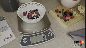 Eat Smart ESKS-10 Precision Elite Digital Kitchen Scale - 15 lb. Capacity, UltraBright Display and Stainless Steel Platform