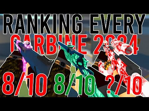 ranking EVERY CARBINE in phantom forces 2024 EDITION!