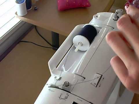 HOW TO Wind a Bobbin using a Singer Sewing Machine