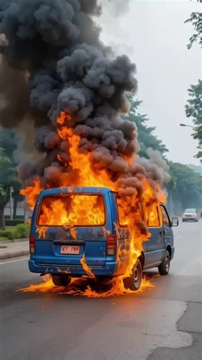 Car Fire Incident: Safety Measures and Response