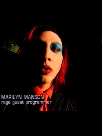 Marilyn Manson's Music Video Playlist from 1999
