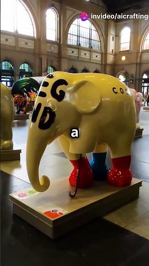 Exploring NYC's Epic Elephant Parade: The Largest Outdoor Art Installation with AI Insights! #shorts