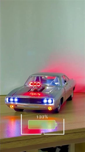 🚗🔥 Dodge Charger 1/24 Jada con Luces LED 😮‍🔥