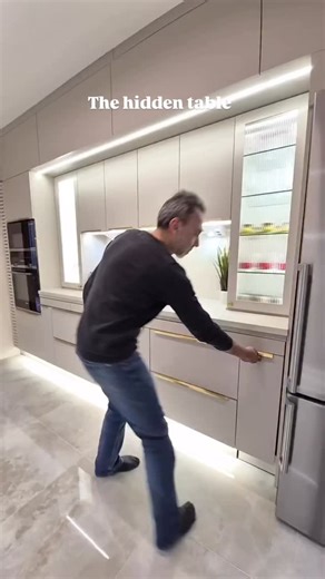 Here is the hidden table #table #kitchen | Homedit