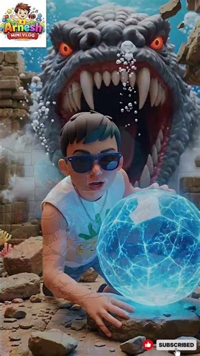 🍭 Arnesh Gaya Paani Aur Candy Planet Mein! | 2 Crystals Mile 💎 | #Shorts #ArneshMiniVlog #story