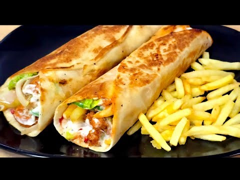 Chicken Shawarma Recipe🌯🌯 Garlic Sauce | Ramzan Special