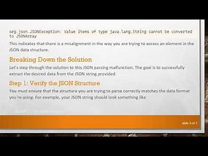 Parsing JSON Data in Android: A Beginner's Guide to Avoiding Common Errors