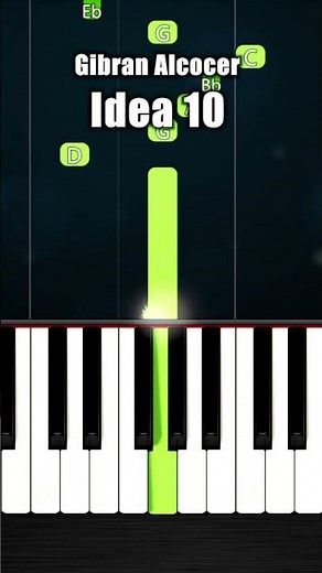 Gibran Alcocer - Idea 10 - EASY Piano Tutorial
