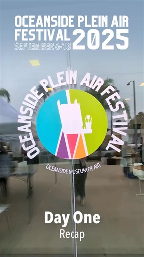 🎉 The First Day of the 2025 Oceanside Plein Air Festival Was a Success! Thank you to all who joined us yesterday! We can’t wait to see the incredible creativity continue to unfold across O’side. Be sure to tag us, use #OMAPleinAir, or email marketing@oma-online.org when you post your Festival experience for the chance to be featured in our social media content and post-event newsletter. Follow along all week for event highlights and artist moments! For the full Festival schedule, site map, and 