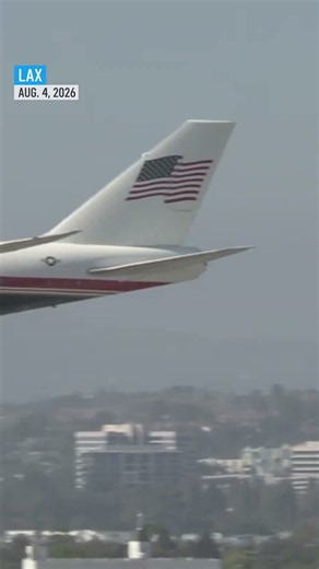 President Trump arrives in Los Angeles