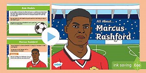 KS1 All About Marcus Rashford PowerPoint