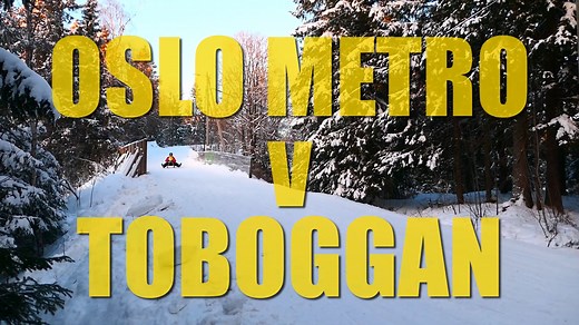 We invited Tim to Oslo and asked him to make two videos for us. He could choose any activity he wanted so he chose a toboggan ride for his first video. 😀 Oslo's most popular toboggan run (Korketrekkeren) starts at Frognerseteren and ends at Midtstuen metro station. At the end of a run, you can take a 16-minute metro ride back up to Frognerseteren for another go. Korketrekkeren is 2,000 metres long, and the elevation drop is 255 metres. One non-stop ride takes 8–10 minutes. Read more about it he