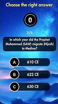 "Test Your Islamic Knowledge! | Ultimate Islam Quiz Challenge"🤲