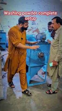 washing powder complete setup | Detergent packing machine #irfanbrothersengineering #packingmachine