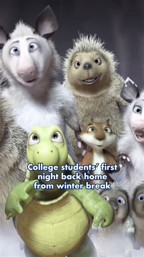 DreamWorks on Instagram: "Nothing hits like a fully stocked fridge after finals. #winterbreak #OverTheHedge"