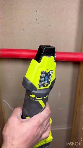 Installing PEX pinch clamps with Ryobi clamp pincher. #ryobi #pinchclamps # plumbing #diy #easyway