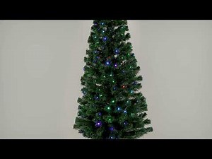 Northlight 6ft. LED Fiber Optic Christmas Tree With Star Tree Top