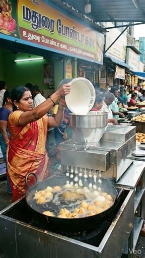 ஒரே ஒரு ஆள் போதும் 1000 போண்டா சுடலாம்! 🚀🥘