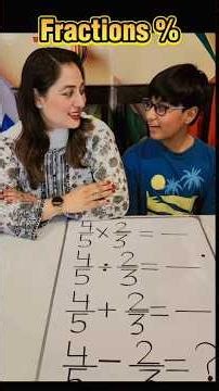 Easy Fractions Learning for Kids 🍕📚 | Learn Parts the Fun way!