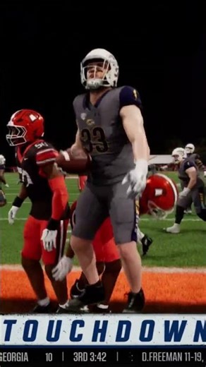 What a touchdown run by the Kent State halfback!