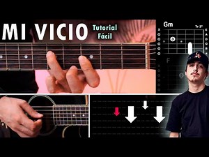 Mi Vicio - Eslabón Armado y T3R Elemento GUITARRA Tutorial | Acordes