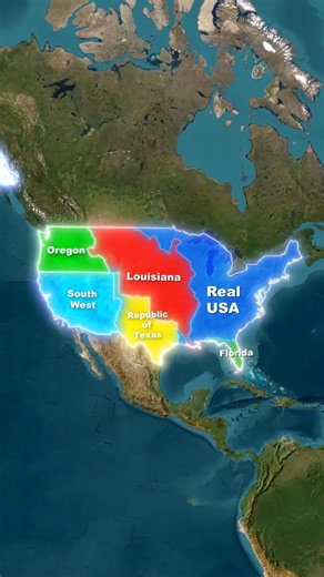 The REAL Map of USA🌏 | Borders They Don’t Want You to See