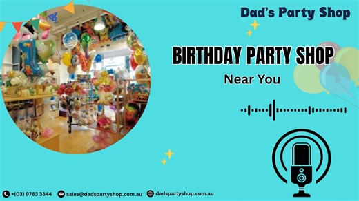 Throw the Ultimate Kids’ Party| Birthday Party Shop Near You for Fun-Filled Celebrations