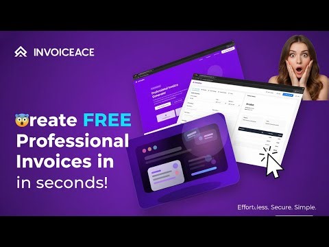 Free Invoice Generator - Invoice Ace is Live Now !!!