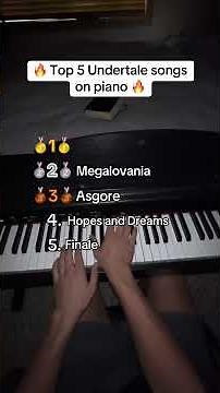 Undertale on piano, what’s your favorite?? 🎹 #piano #pianocover #undertale