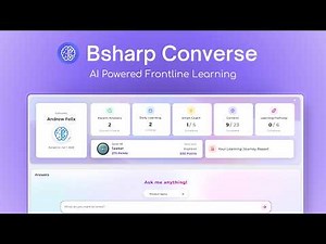 Bsharp Converse | AI Powered Frontline Learning