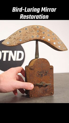 73K views · 1K reactions | Restoring an Old Bird-Luring Mirror | Restoration Wonders | Facebook