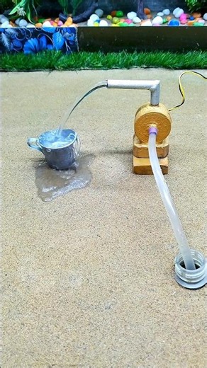 How to make mini motor water pump science project video #shorts #project #trending # 195