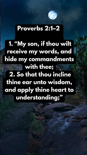 "Seek Wisdom with All Your Heart | Proverbs 2:1-2 Explained"
