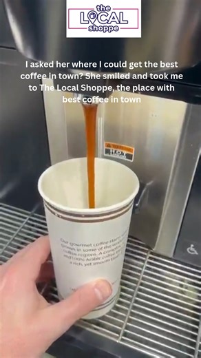 Thanks The Local Shoppe , she wasn’t lying. ☕🔥 #thelocalshoppe #bestcoffeeintown #conveniencestore #Texas | The Local Shoppe