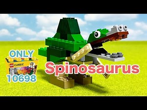 Dino-tastic Adventure! 🦖 Build a Spinosaurus with LEGO Classic 10698 - Fun for the Whole Family!