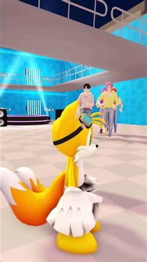 🦊💨😱 TAILS Tries to Escape the SCARY PRISON in Roblox OBBY! | Shorts