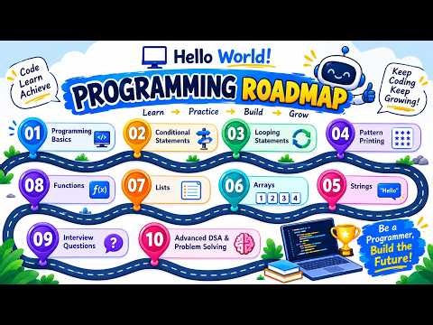 How to Learn Programming from Basic | Java Python Roadmap| Helloworld #java #python #problemsolving