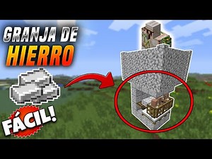 Granja de HIERRO fácil para MINECRAFT 1.16.5 | Bichoman Tutorial