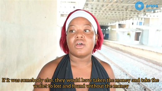 Appreciation from a first-time commuter that lost her wallet with cash. Integrity of PRASA Team on track! | Metrorail Gauteng