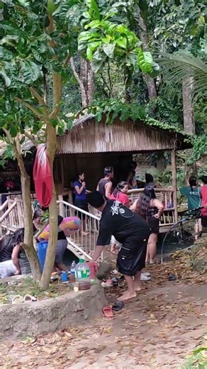 summer treat #enjoy the cold water #from spring #river #viral