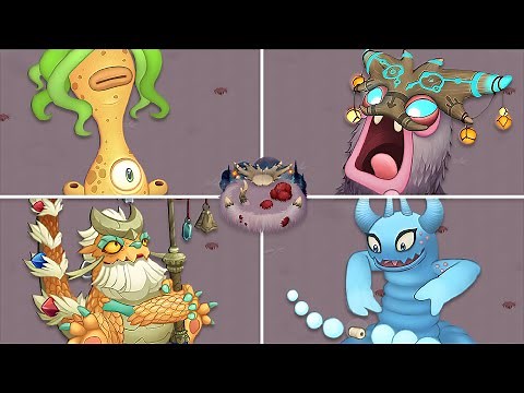 Magical Sanctum - All Monster Sounds & Animations (My Singing Monsters)